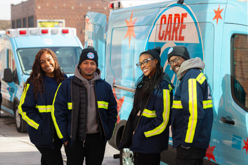 CARE van and team