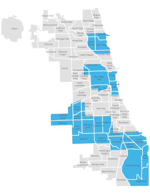 CARE Coverage area map - sm