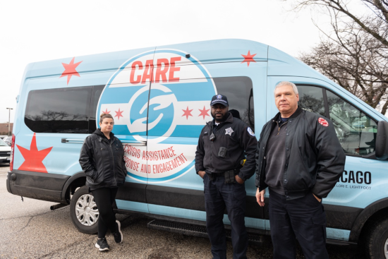 CARE van and team