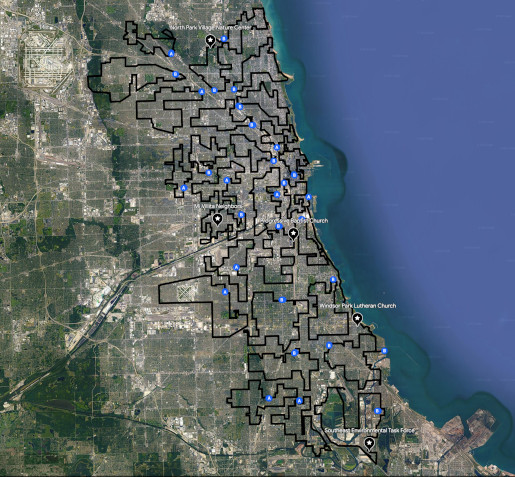 Heat Watch final map of routes and hubs