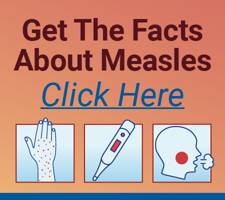 banner - Get the Facts: Measles