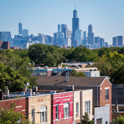 Community Health menu image - Chicago neighborhood, aerial view