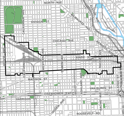 City of Chicago :: North Side TIF District Map