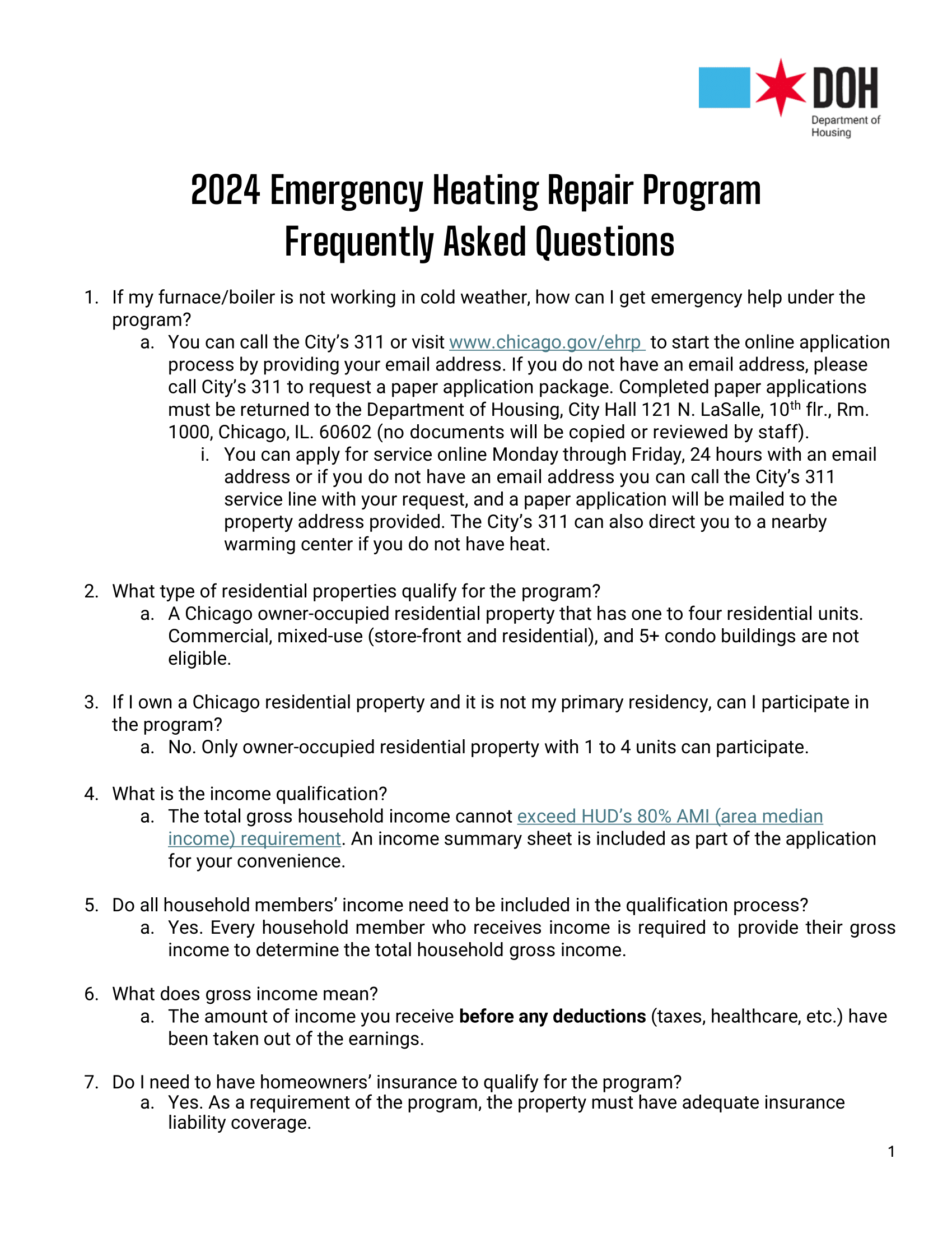 Click to view the Emergency Heating Repair Frequently Asked Questions