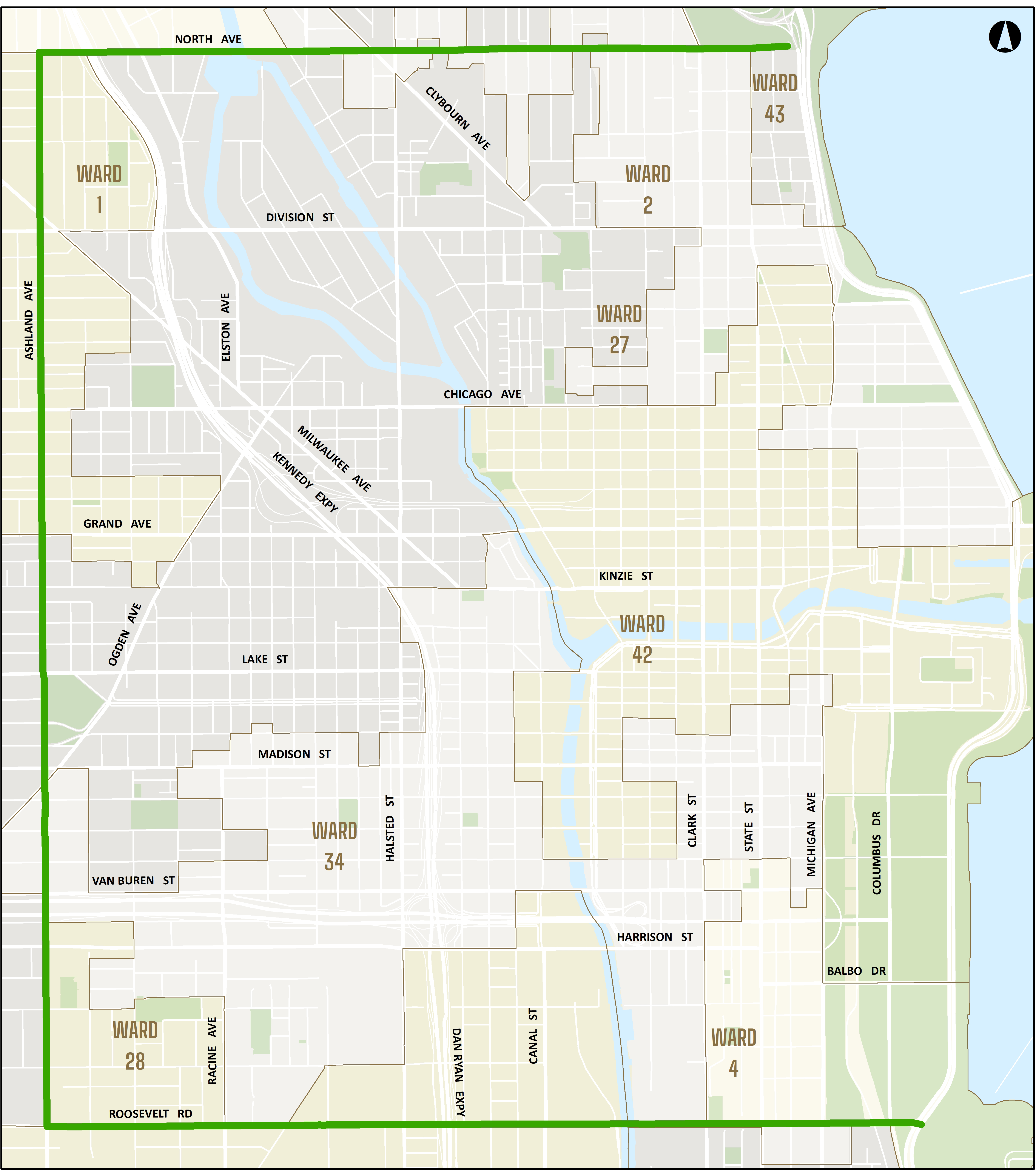 Smart Streets Pilot Area Map