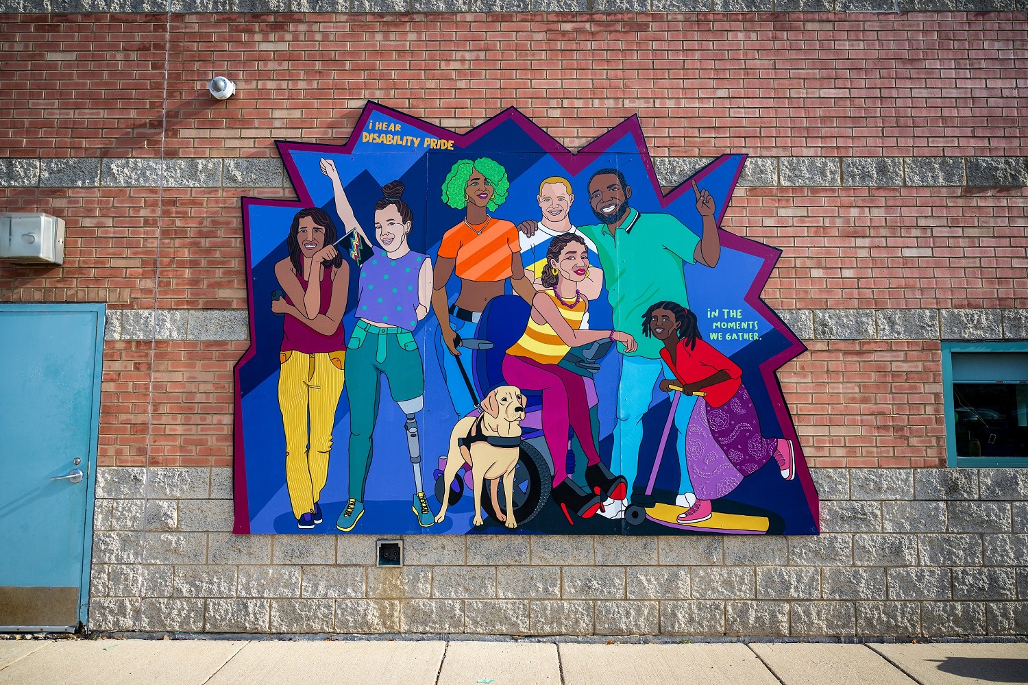 People Stand Front Mural Depicting Official Editorial Stock Photo - Stock  Image