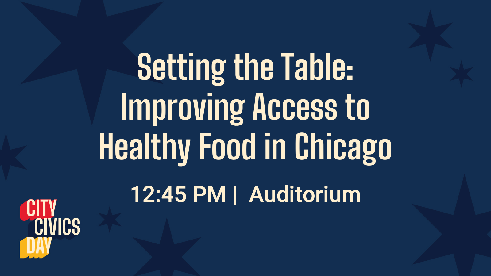 Setting the Table: Improving Access to Healthy Food in Chicago