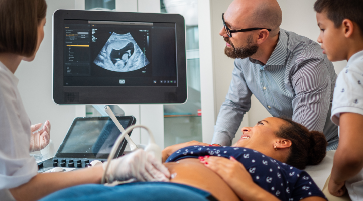 PFD banner image - pregnant woman getting an ultrasound